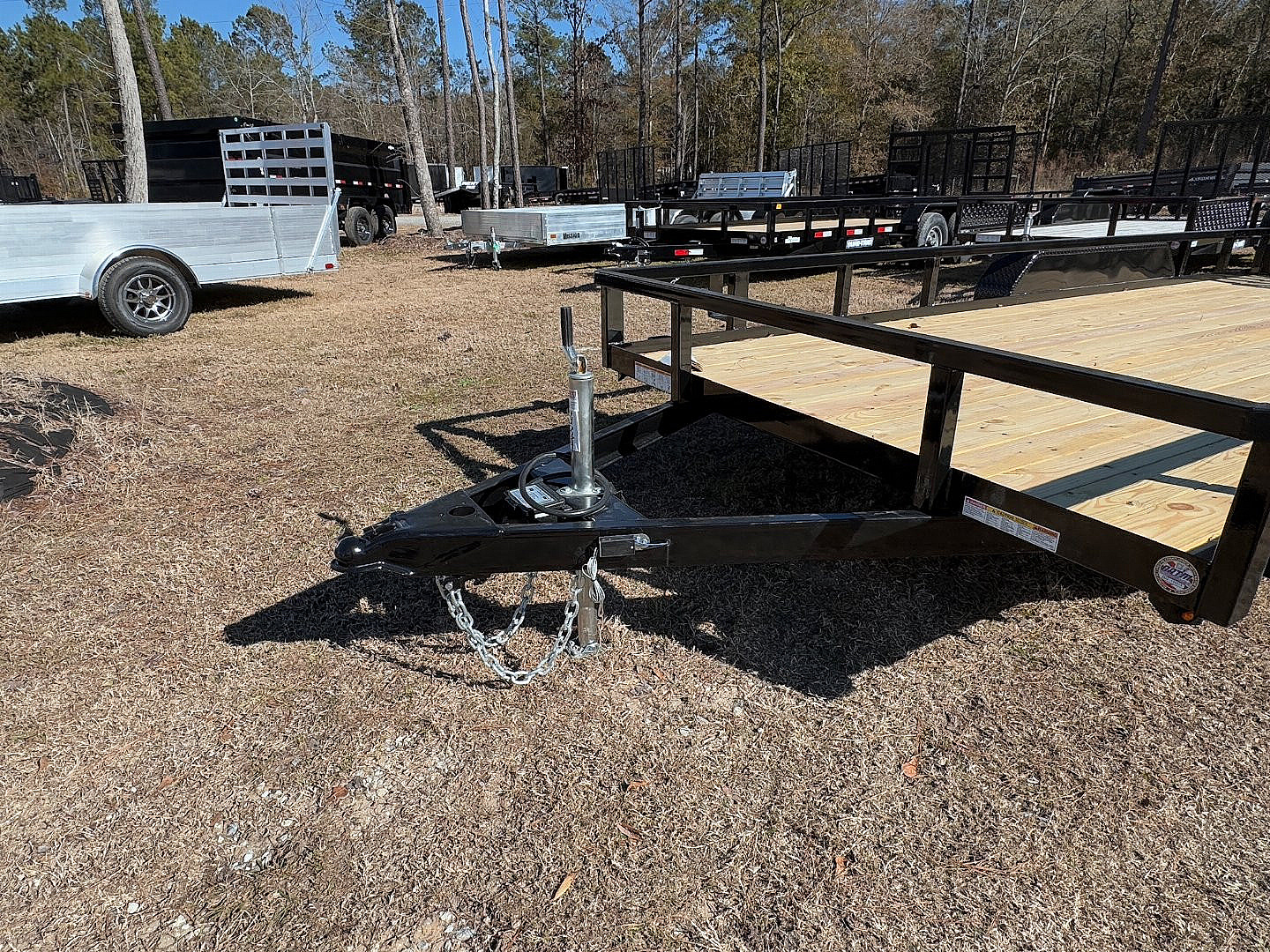 New 2025 Sure-Trac 7x18 7k Dual Axel Utility Trailer