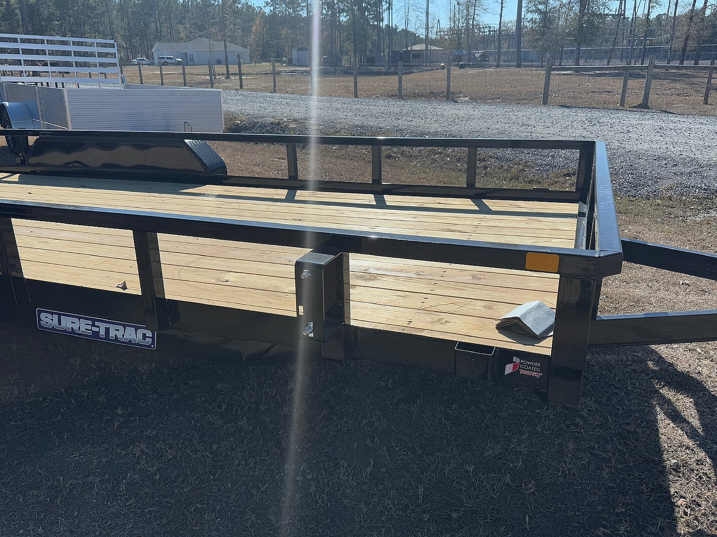 New 2025 Sure-Trac 7x18 7k Dual Axel Utility Trailer
