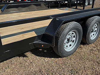 New 2025 Sure-Trac 7x18 7k Dual Axel Utility Trailer