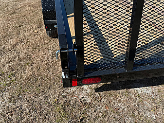 New 2025 Sure-Trac 7x18 7k Dual Axel Utility Trailer