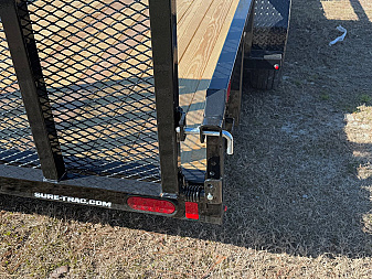 New 2025 Sure-Trac 7x18 7k Dual Axel Utility Trailer
