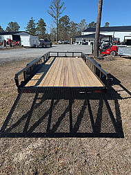 New 2025 Sure-Trac 7x18 7k Dual Axel Utility Trailer