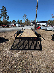 New 2025 Sure-Trac 7x18 7k Dual Axel Utility Trailer