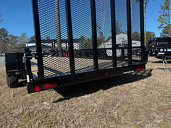 New 2025 Sure-Trac 7x18 7k Dual Axel Utility Trailer