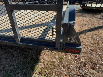 New 2025 Iron Bull 83"x16' Grey Dual Axel Landscape Trailer