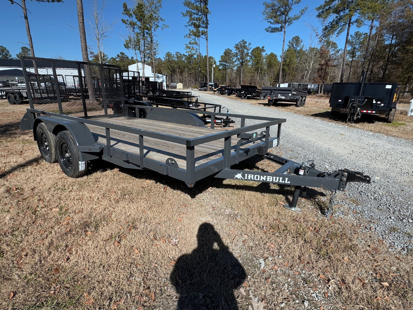 New 2025 Iron Bull 83"x14' Dual Axel Landscape Trailer