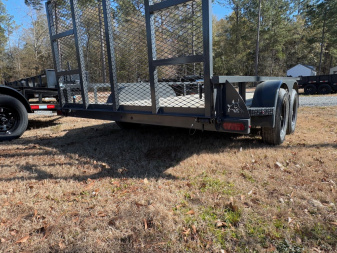 New 2025 Iron Bull 83"x14' Dual Axel Landscape Trailer