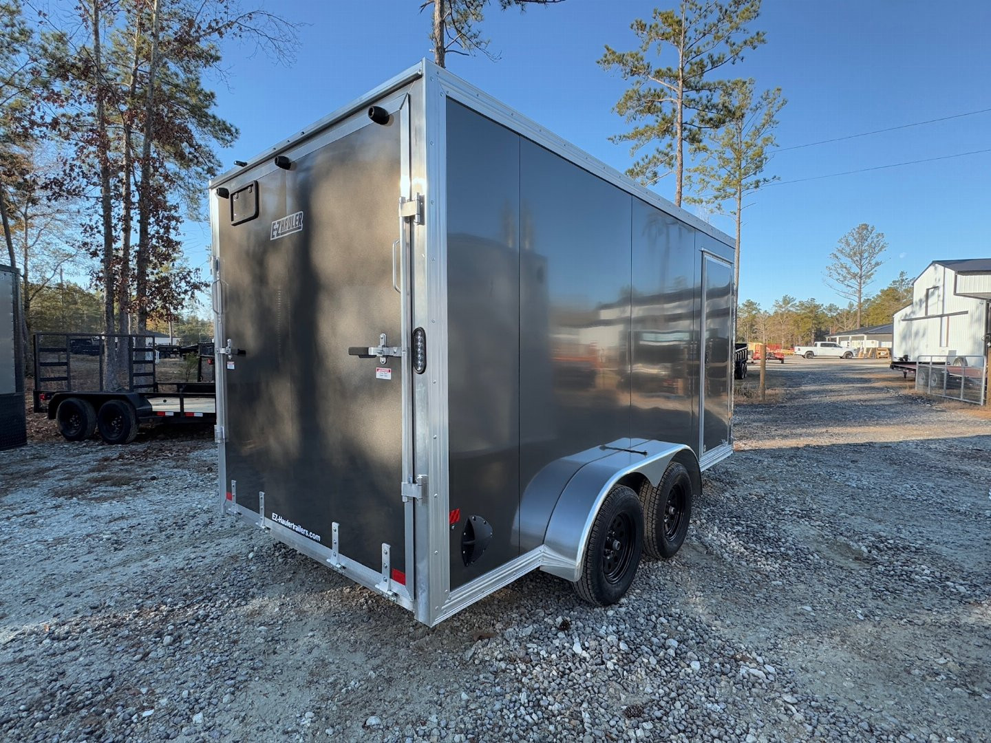 New 2025 Mission Ez-Hauler 7x14 Dual Axel Cargo / Enclosed Trailer