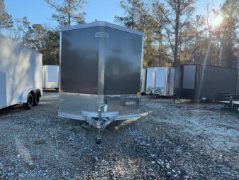New 2025 Mission Ez-Hauler 7x14 Dual Axel Cargo / Enclosed Trailer