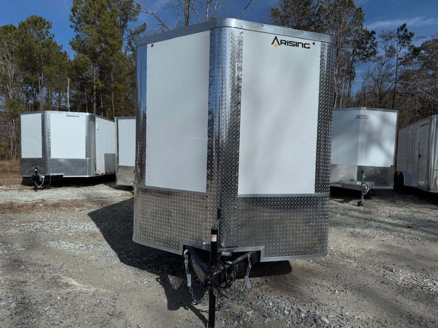 New 2025 Arising 7x16 Dual Axel V-Nose Cargo / Enclosed Trailer