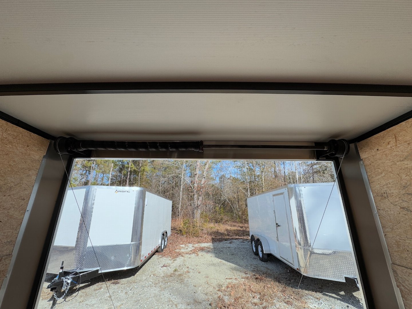 New 2025 Arising 7x16 Dual Axel V-Nose Cargo / Enclosed Trailer