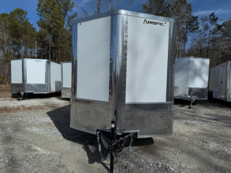 New 2025 Arising 7x16 Dual Axel V-Nose Cargo / Enclosed Trailer