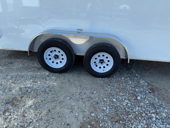 New 2025 Arising 7x16 Dual Axel V-Nose Cargo / Enclosed Trailer