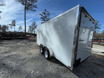 New 2025 Arising 7x16 Dual Axel V-Nose Cargo / Enclosed Trailer