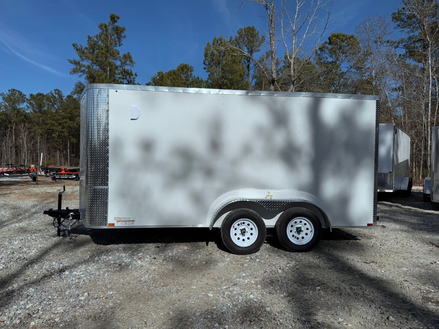 New 2025 Arising 7x14 Dual Axel V-Nose Cargo / Enclosed Trailer