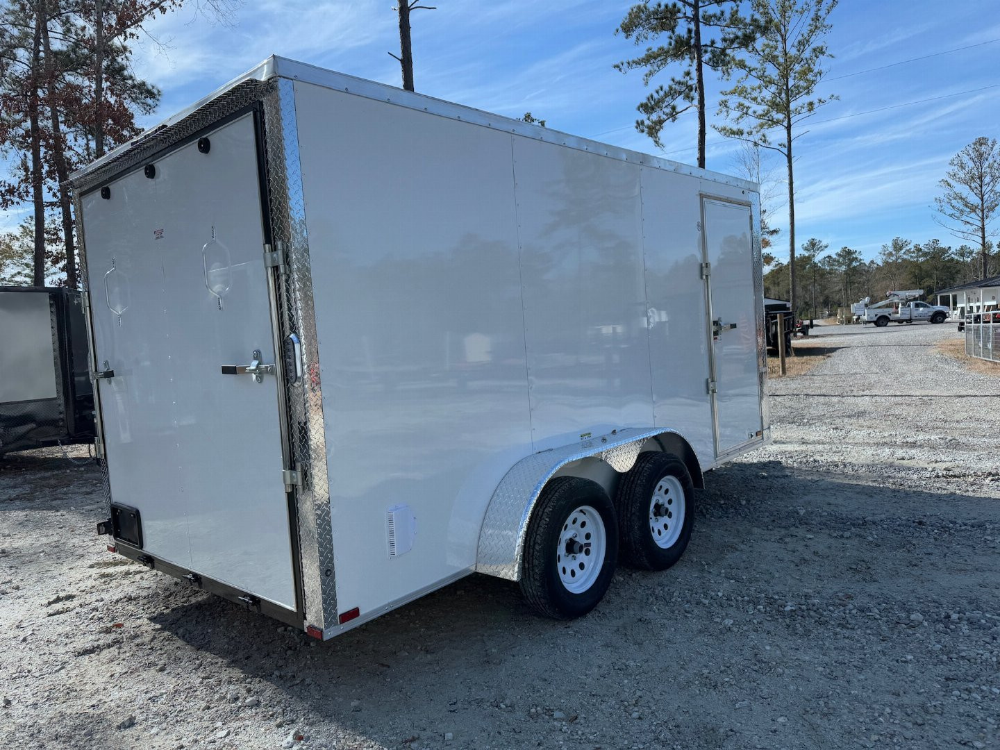 New 2025 Arising 7x14 Dual Axel V-Nose Cargo / Enclosed Trailer