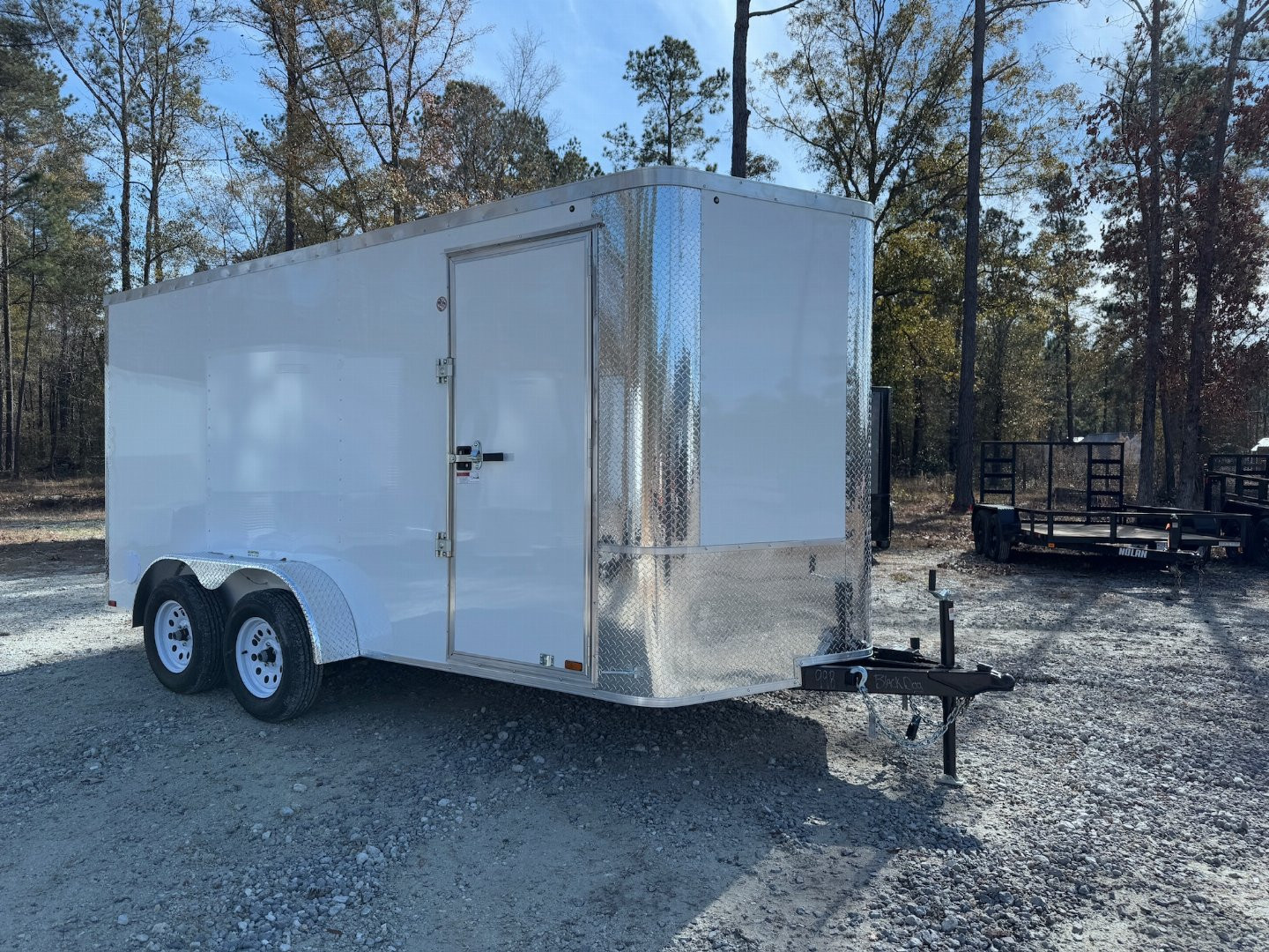 New 2025 Arising 7x14 Dual Axel V-Nose Cargo / Enclosed Trailer