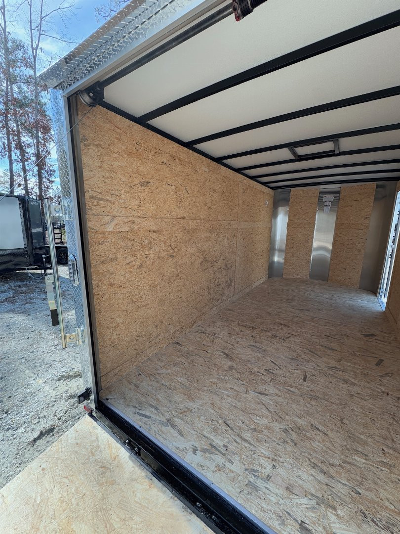 New 2025 Arising 7x14 Dual Axel V-Nose Cargo / Enclosed Trailer