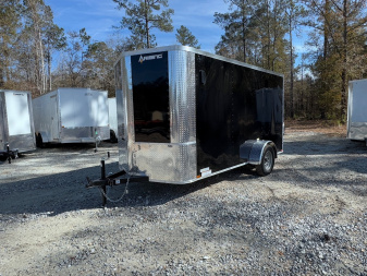 New 2025 Arising 6x12 Single Axel V-Nose Cargo / Enclosed Trailer