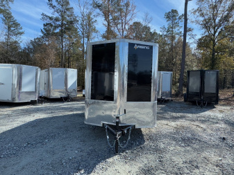 New 2025 Arising 6x12 Single Axel V-Nose Cargo / Enclosed Trailer