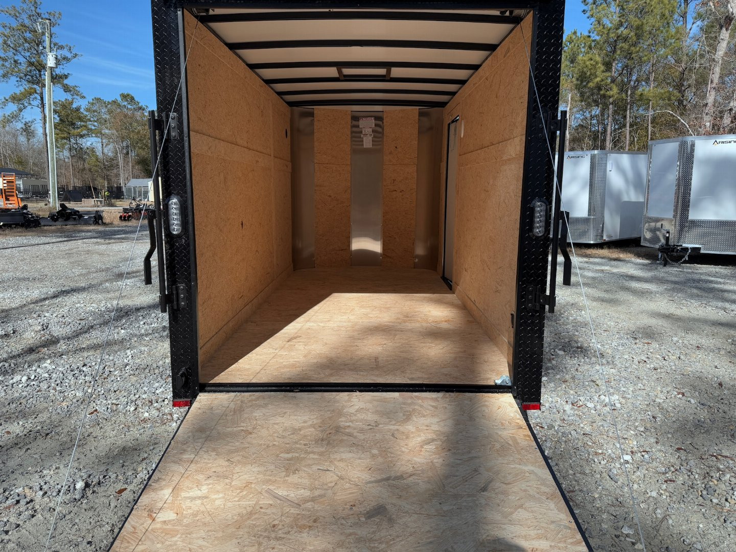 New 2025 Arising 6x12 Single Axel V-Nose Cargo / Enclosed Trailer