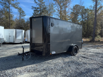 New 2025 Arising 6x12 Single Axel V-Nose Cargo / Enclosed Trailer