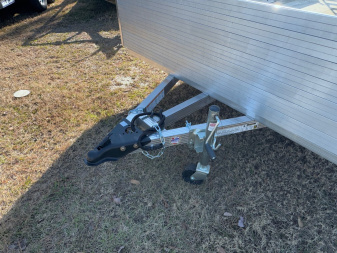 New 2025 Mission 80"x12' Solid High Sided Utility Trailer