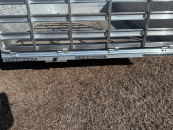 New 2025 Mission 80"x12' Solid High Sided Utility Trailer