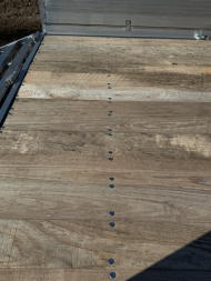 New 2025 Mission 80"x12' Solid High Sided Utility Trailer