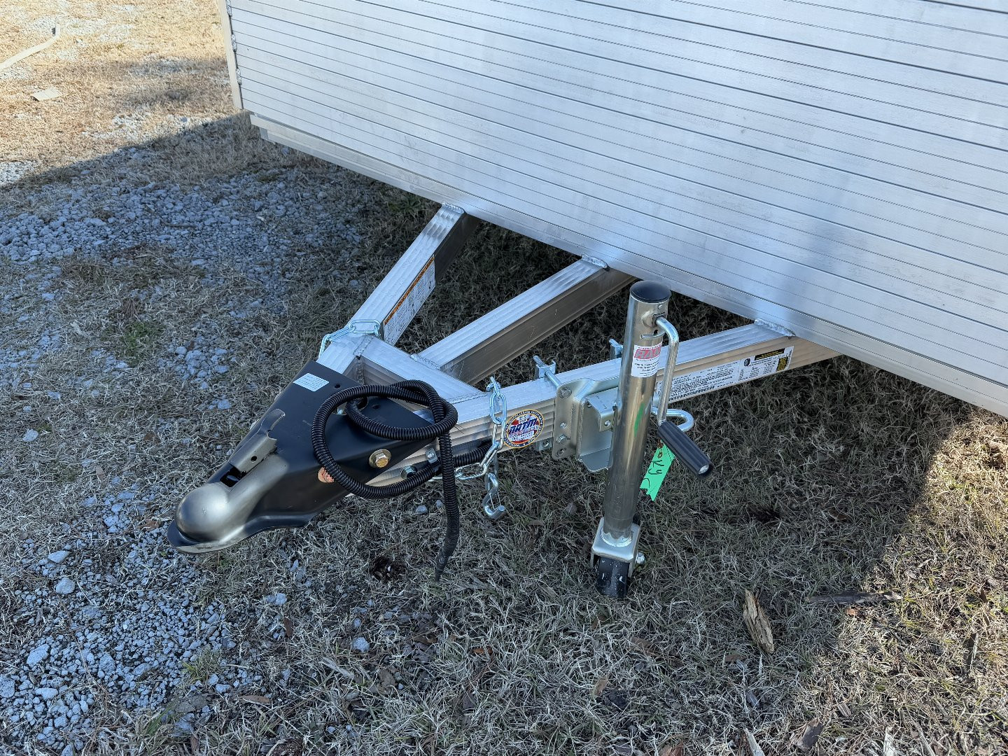 New 2025 Mission 80"x14 Solid High Sided Utility Trailer