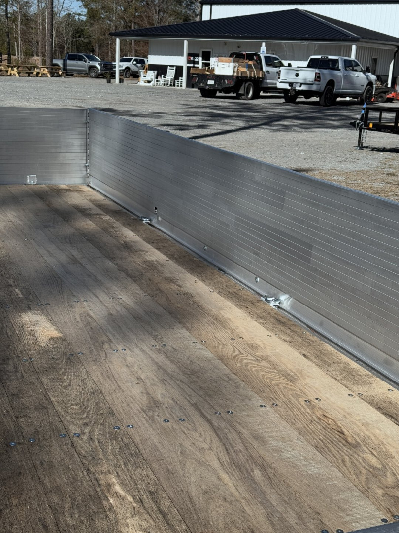 New 2025 Mission 80"x14 Solid High Sided Utility Trailer