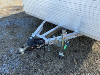 New 2025 Mission 80"x14 Solid High Sided Utility Trailer