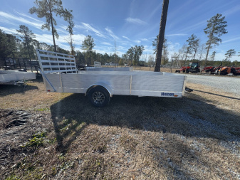 New 2025 Mission 80"x14 Solid High Sided Utility Trailer