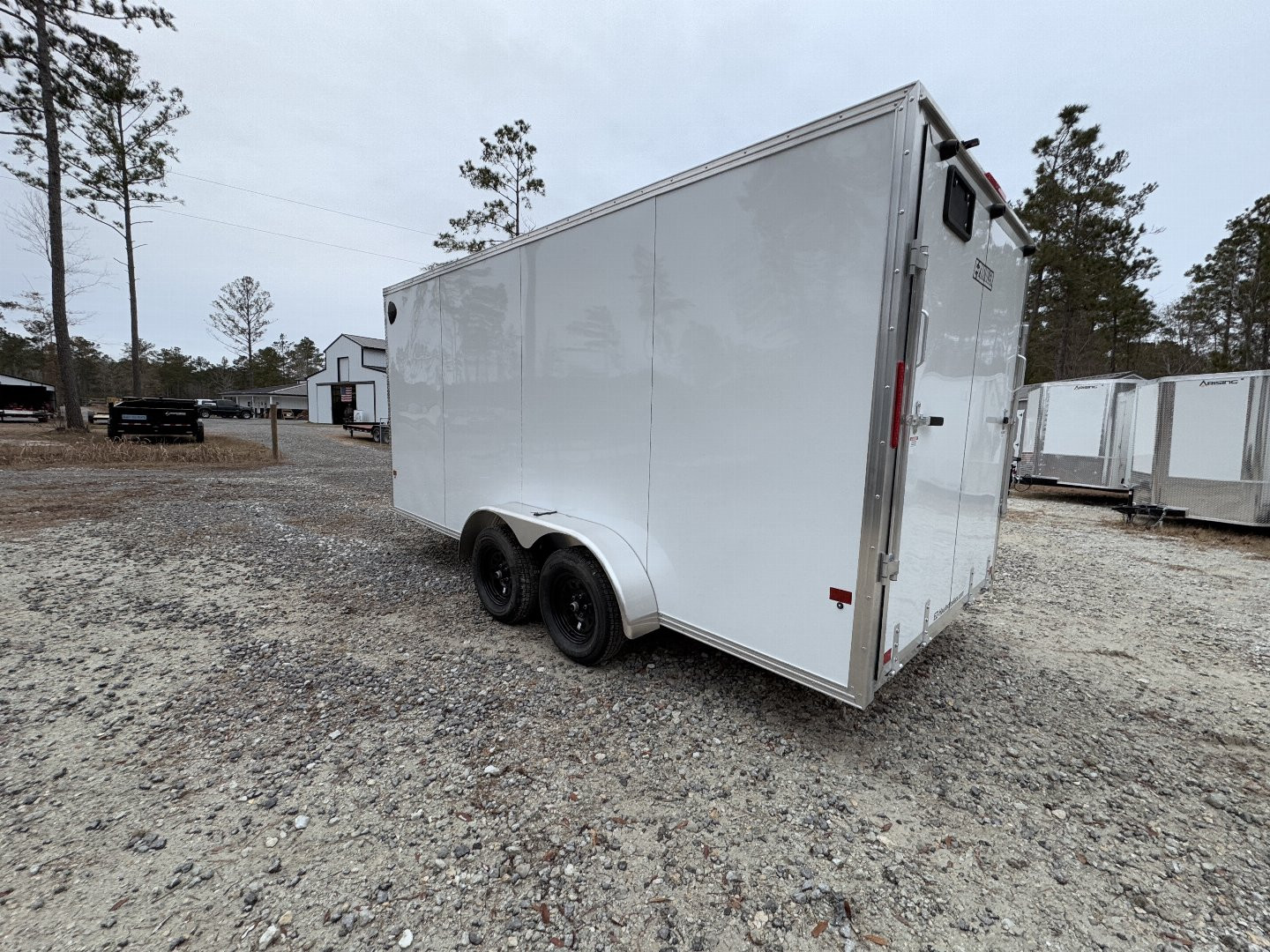 New 2025 Mission Ez Hauler 7x16 Dual axel Cargo / Enclosed Trailer