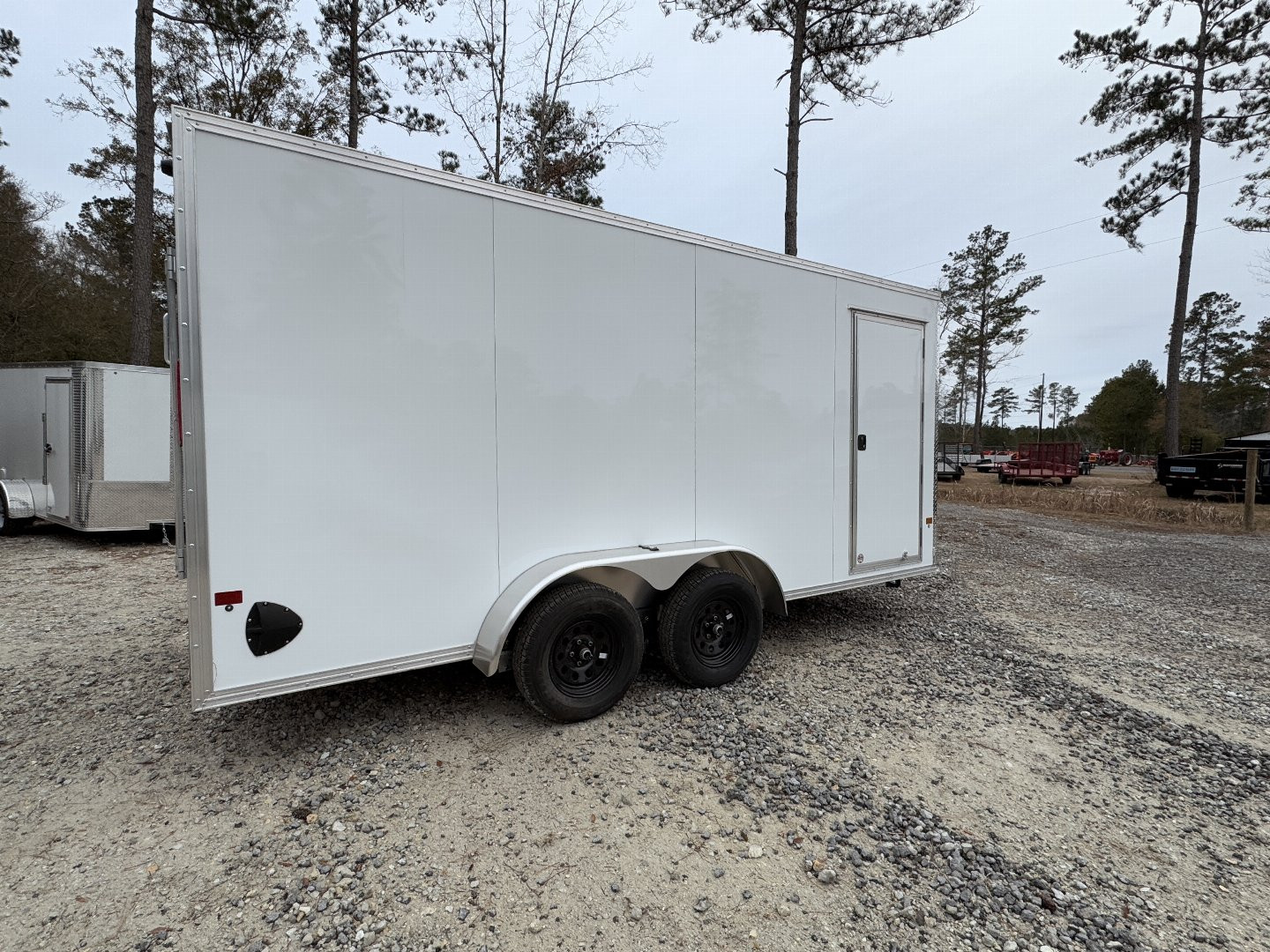 New 2025 Mission Ez Hauler 7x16 Dual axel Cargo / Enclosed Trailer