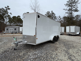 New 2025 Mission Ez Hauler 7x16 Dual axel Cargo / Enclosed Trailer