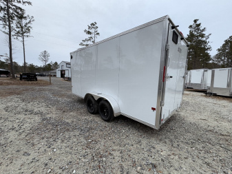 New 2025 Mission Ez Hauler 7x16 Dual axel Cargo / Enclosed Trailer