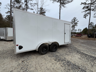 New 2025 Mission Ez Hauler 7x16 Dual axel Cargo / Enclosed Trailer