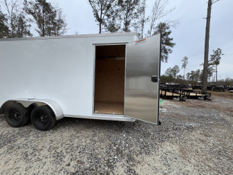 New 2025 Mission Ez Hauler 7x16 Dual axel Cargo / Enclosed Trailer