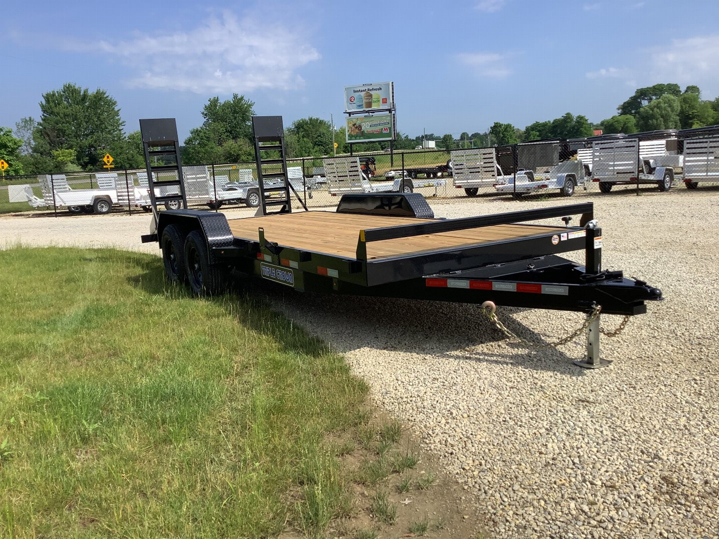 New 2025 Triple Crown Trailers 7x18TA 10k Equipment Trailer