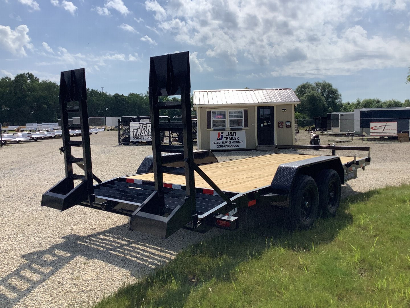 New 2025 Triple Crown Trailers 7x18TA 10k Equipment Trailer