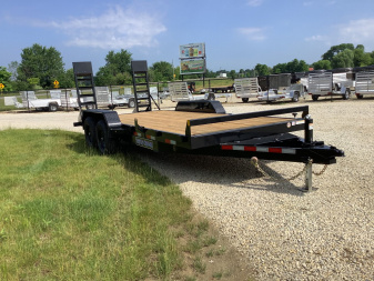 New 2025 Triple Crown Trailers 7x18TA 10k Equipment Trailer