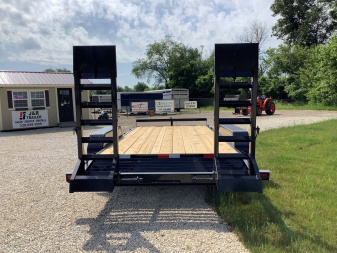 New 2025 Triple Crown Trailers 7x18TA 10k Equipment Trailer