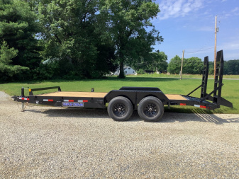 New 2025 Triple Crown Trailers 7x18TA 10k Equipment Trailer
