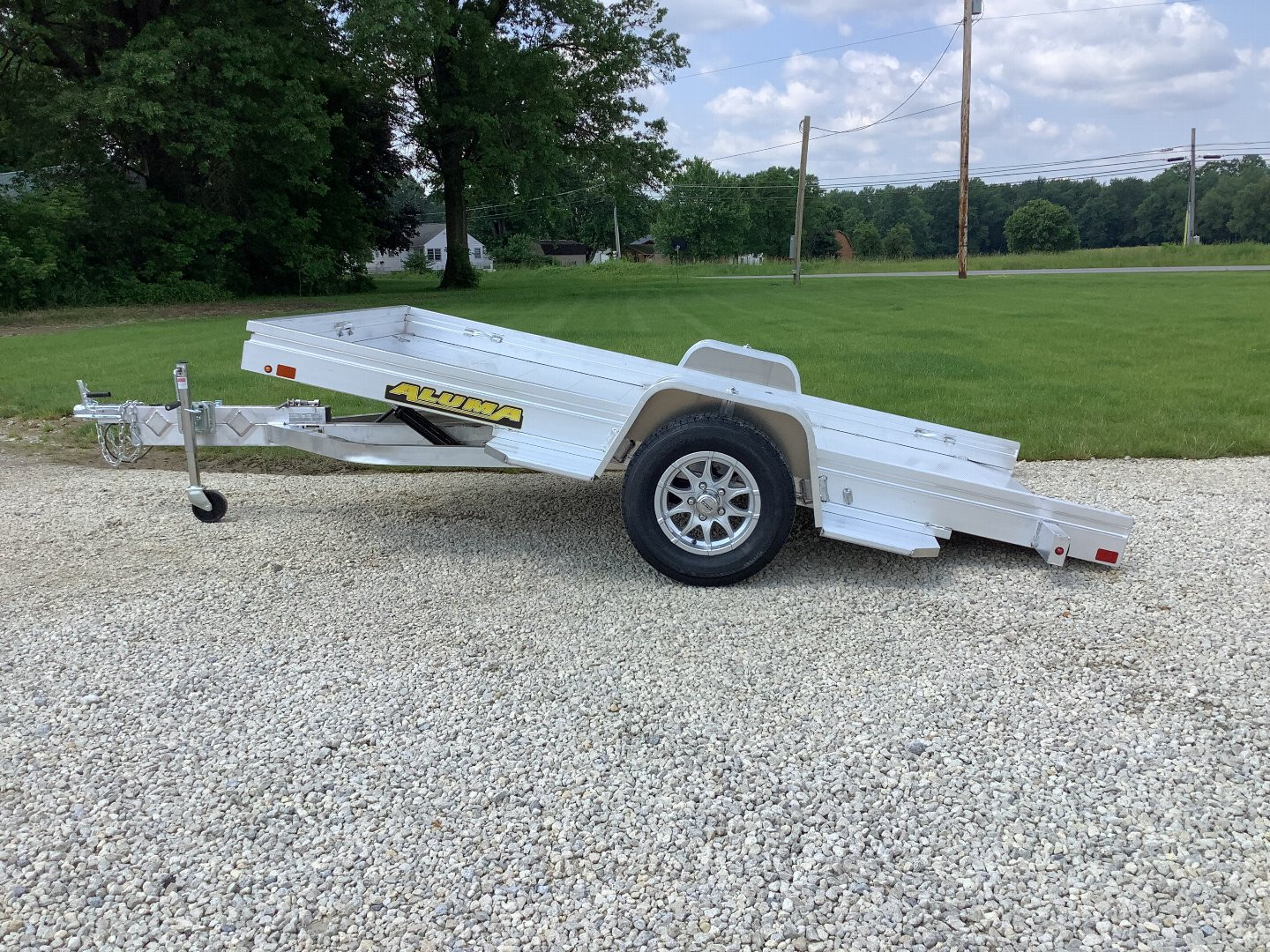 New 2026 ALUMA 6810H-Tilt-S Utility Trailer