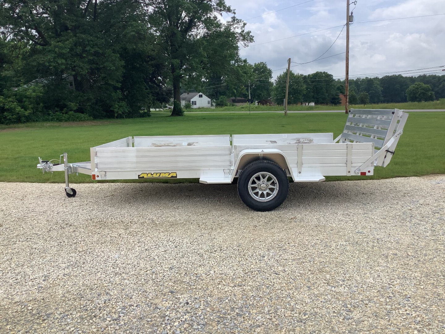 New 2026 Aluma 8112SR Utility Trailer