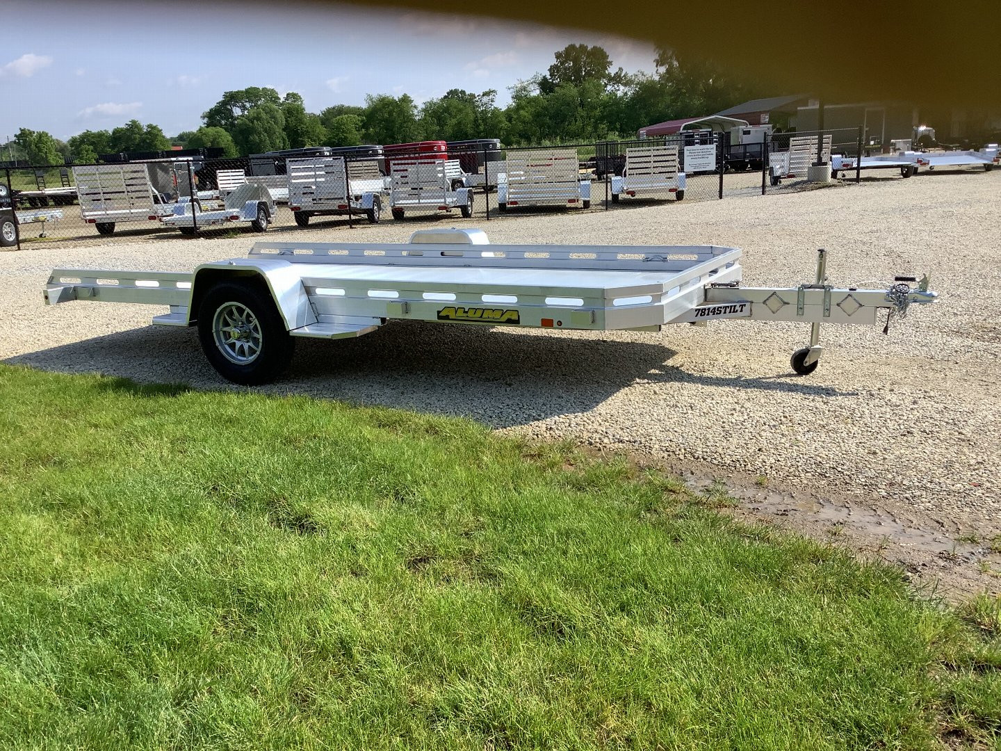 New 2026 ALUMA 7712H-TILT-S Utility Trailer