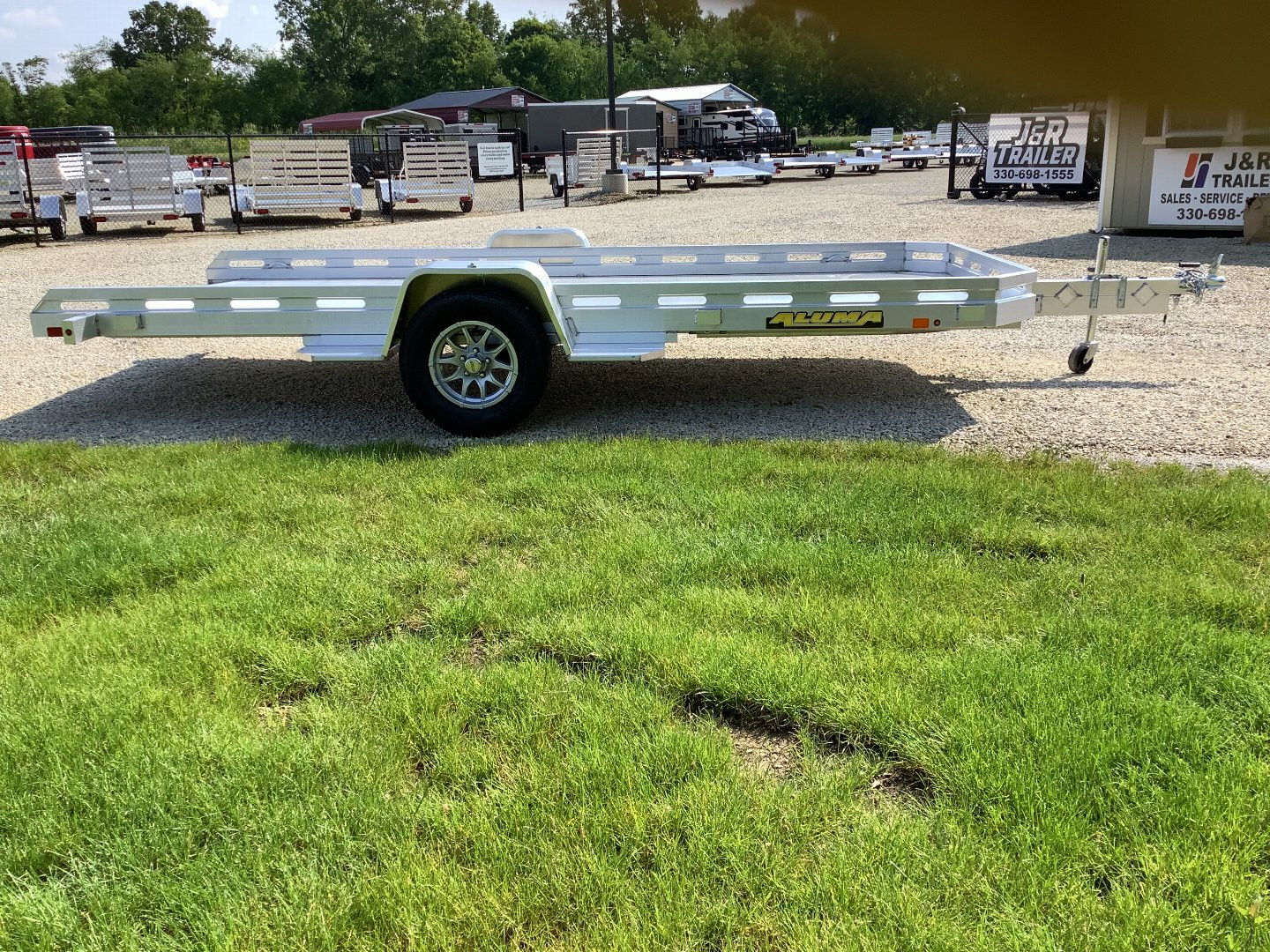 New 2026 ALUMA 7712H-TILT-S Utility Trailer