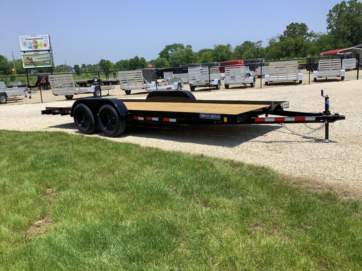 New 2025 Triple Crown Trailers 7x18TA Car Hauler