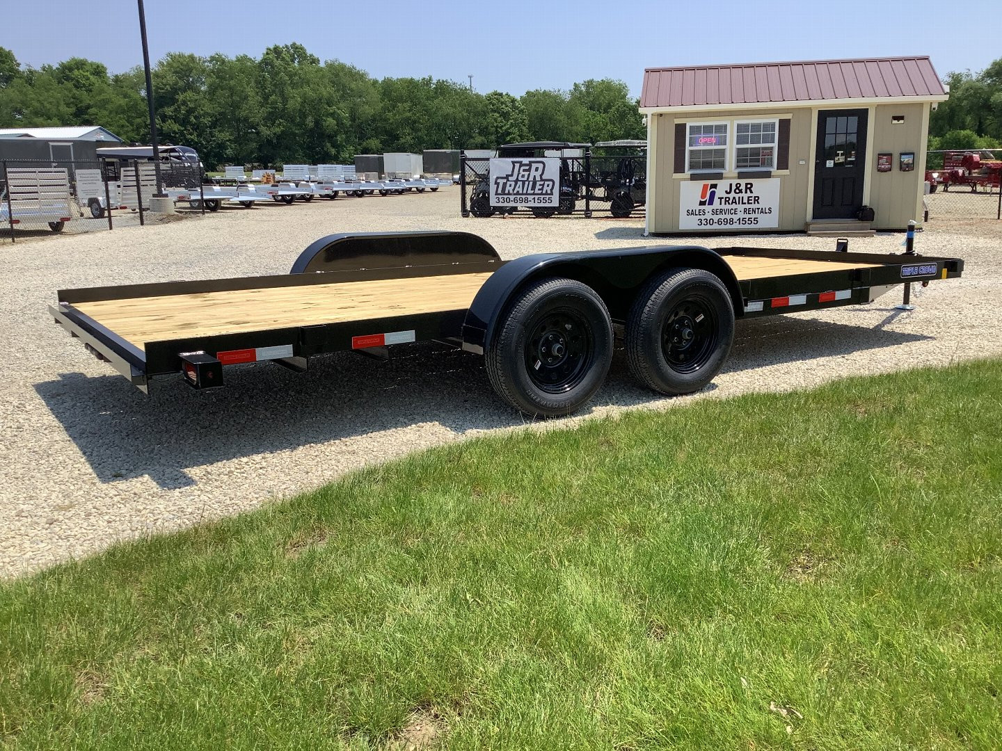 New 2025 Triple Crown Trailers 7x18TA Car Hauler